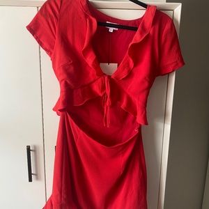Mia Ruffle Tie Dress